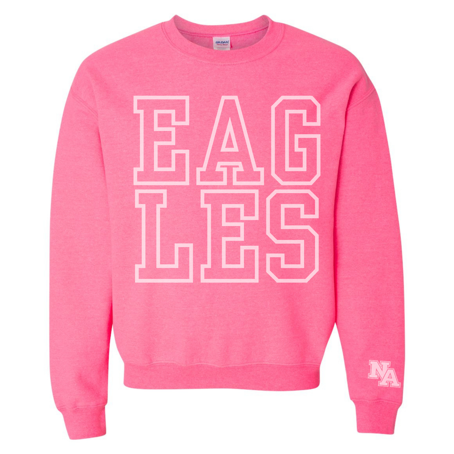 Neon Pink EAGLES Sweatshirt Summer Sunday