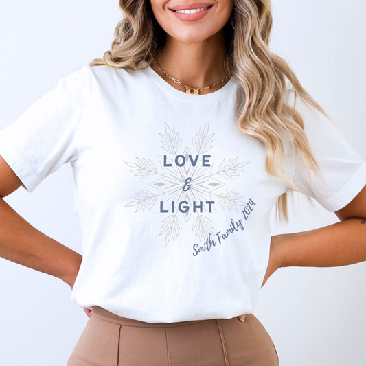 Love and Light Family Tee