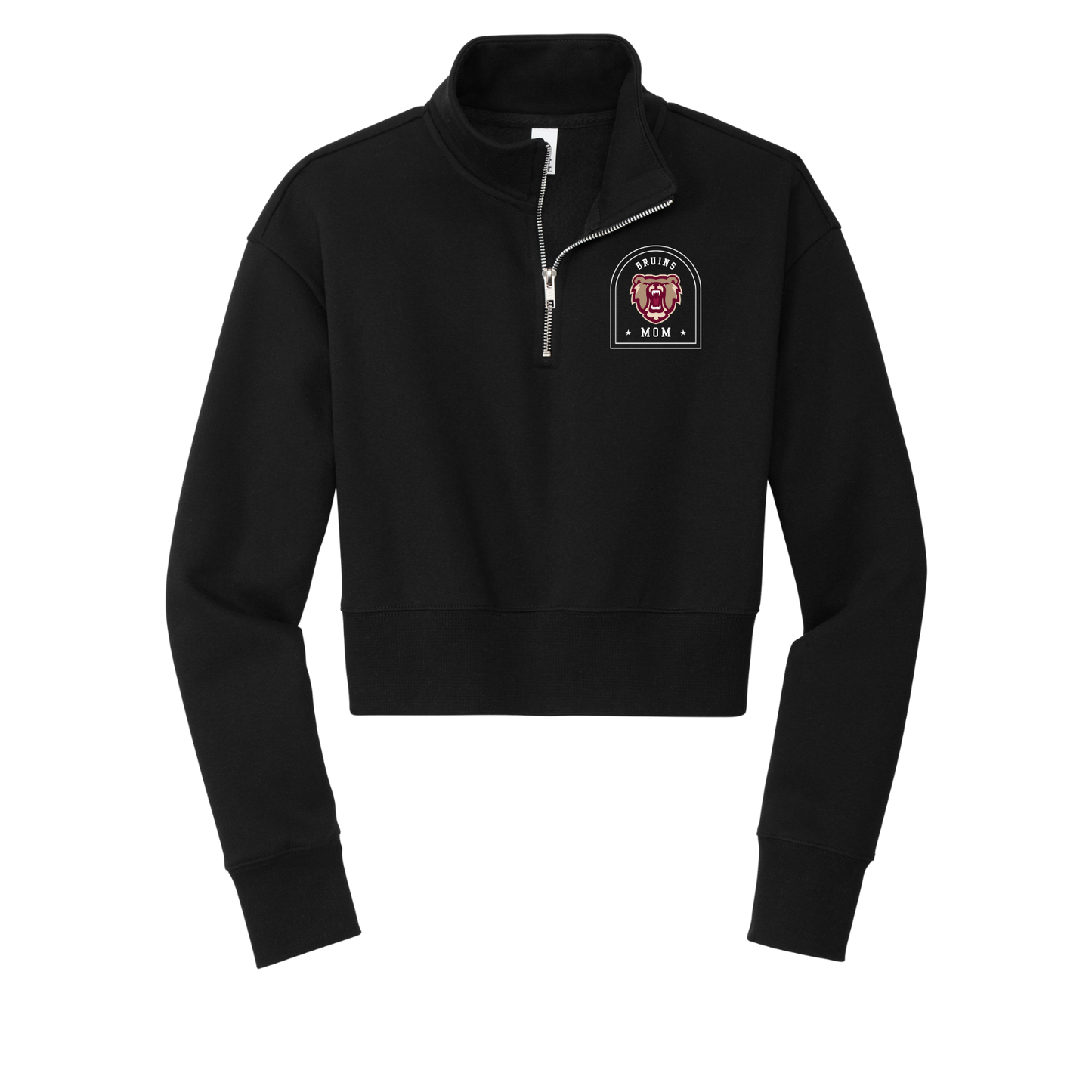 Bruins Special Mom Quarter Zip Sweatshirt