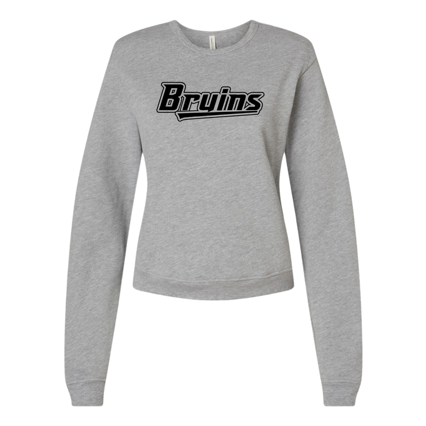 Bruins Script Womens Crew Sweatshirt