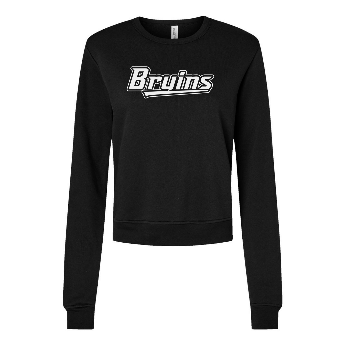 Bruins Script Womens Crew Sweatshirt