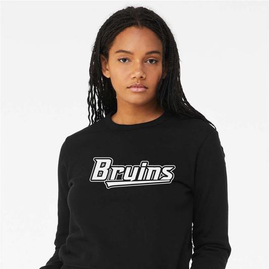 Bruins Script Womens Crew Sweatshirt