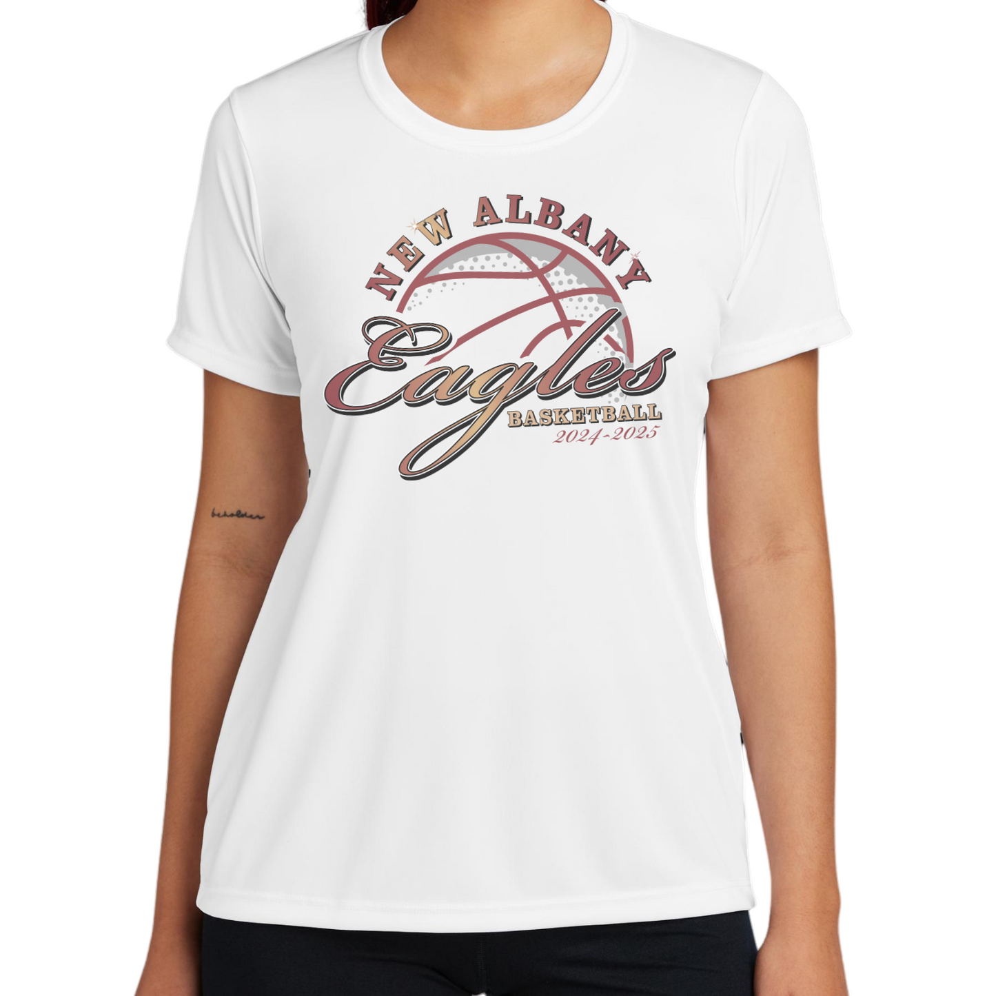 New Albany Eagles Basketball 24/25 Tech T-Shirt