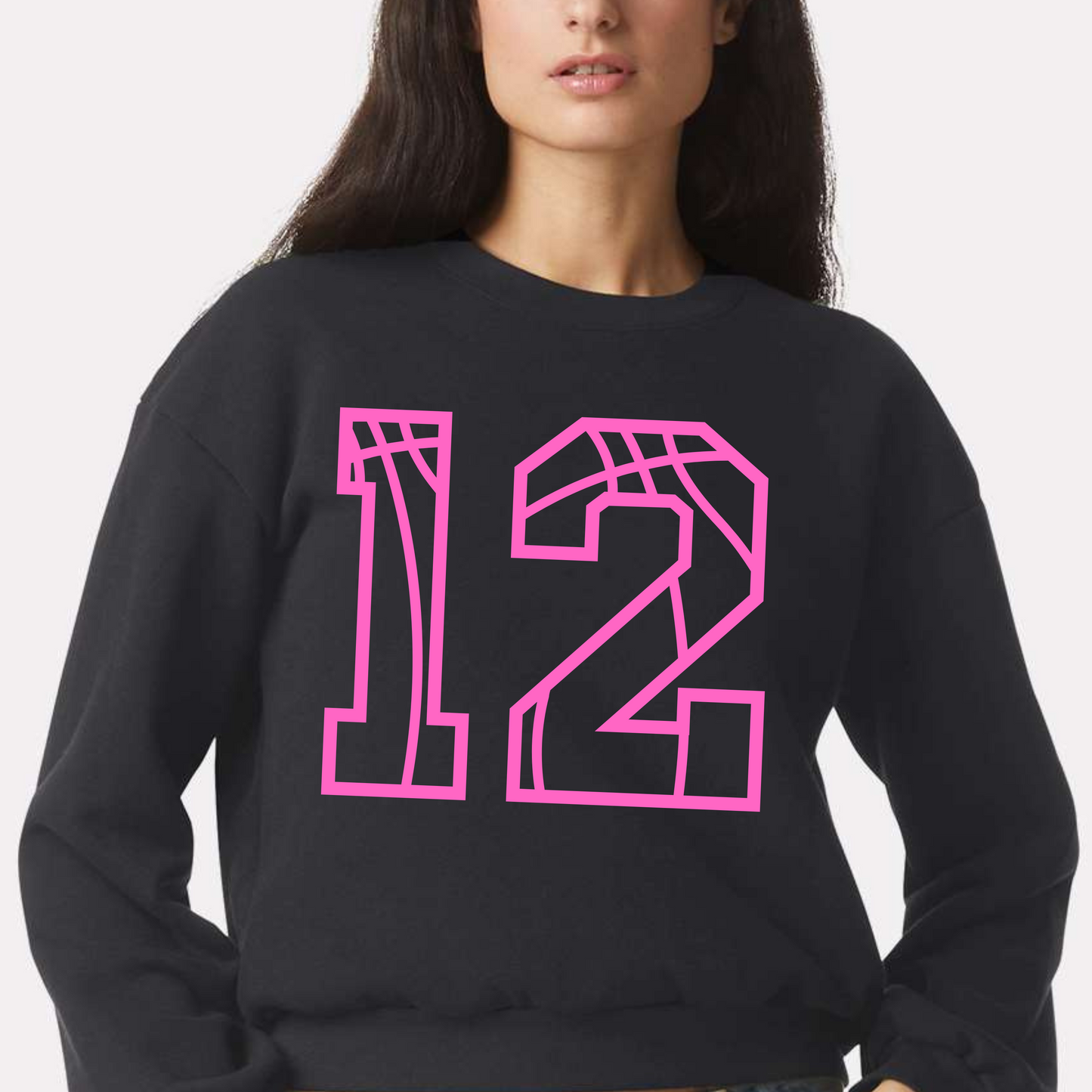 Basketball Number Sweatshirt