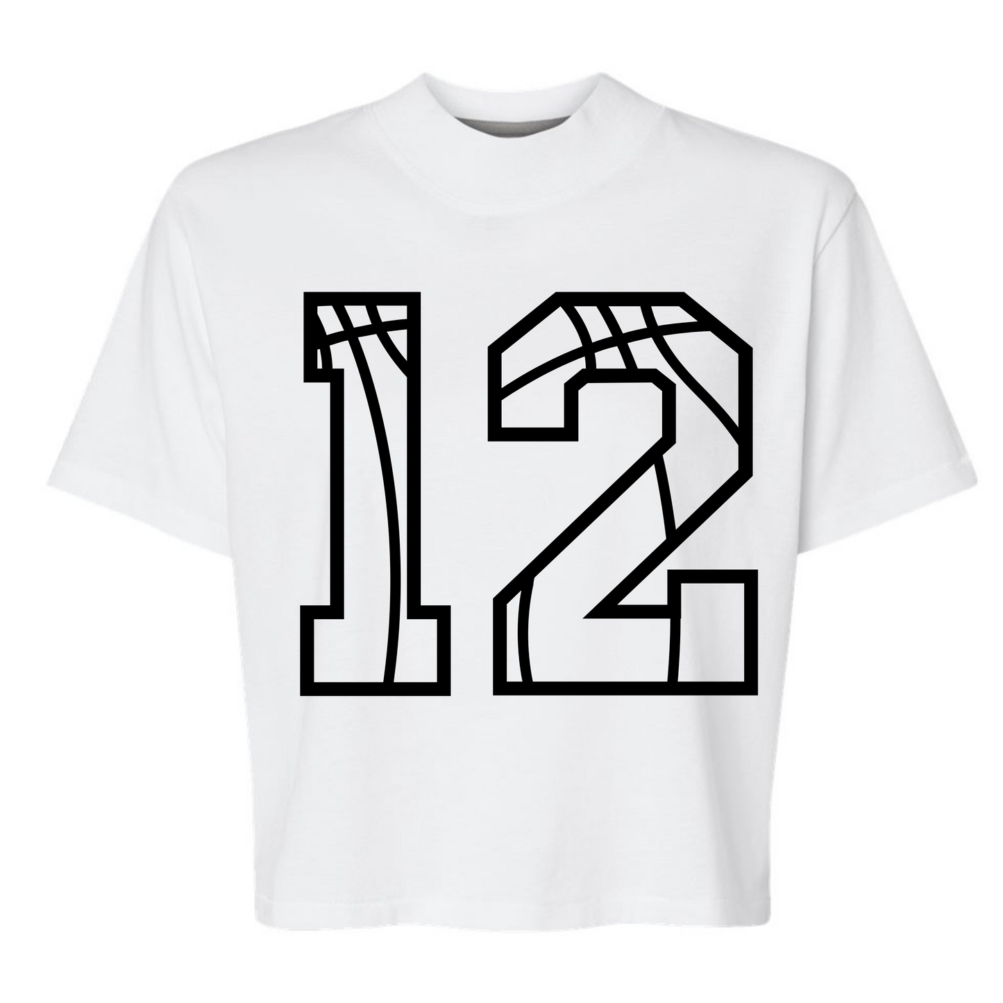 Basketball Number Boxy T-Shirt