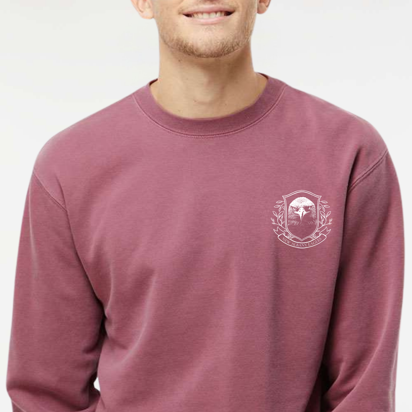 Campus Collection: Crest Crew Sweatshirt