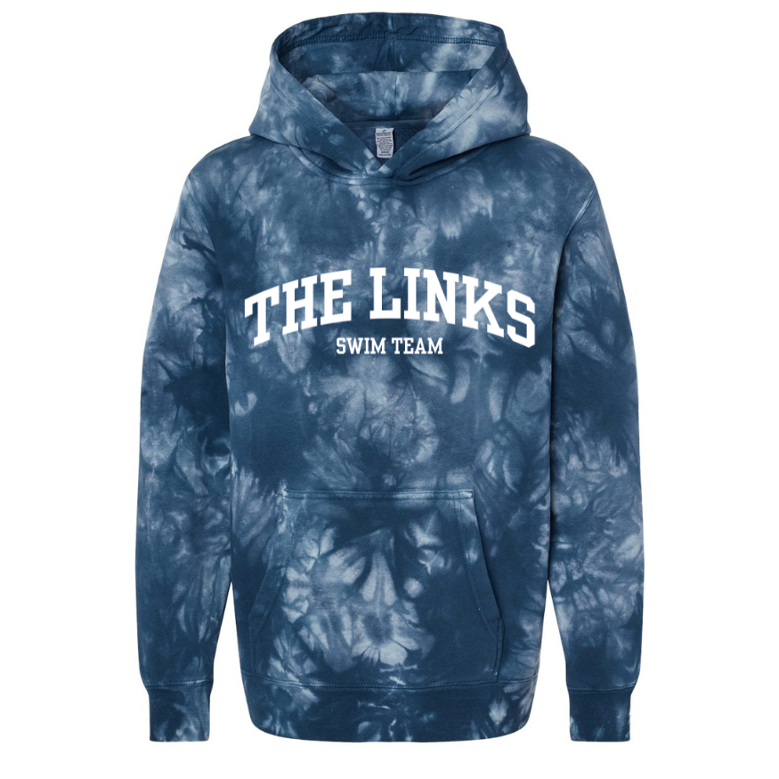 The Links Tie Dyed hooded Sweatshirt