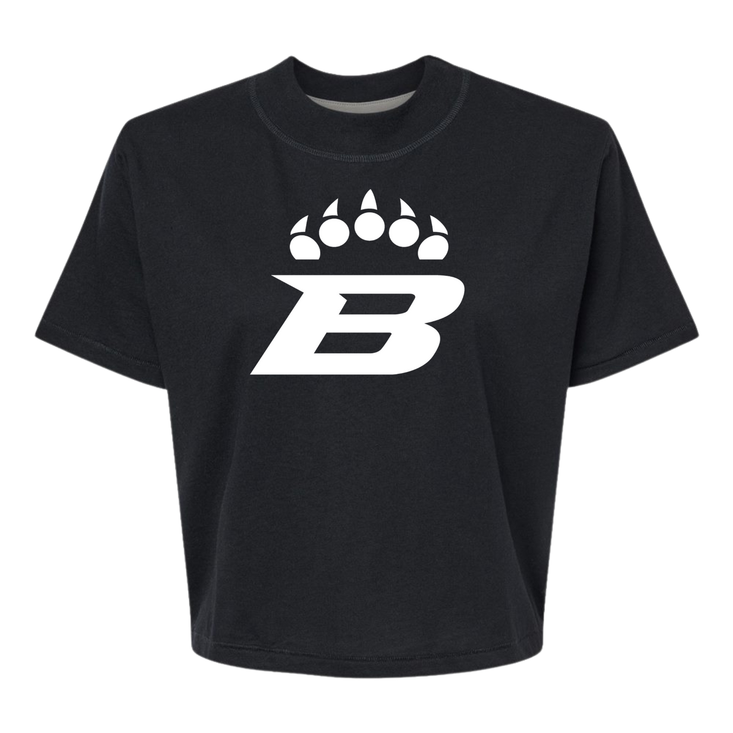 Bruins Paw Boxy Crop Tee