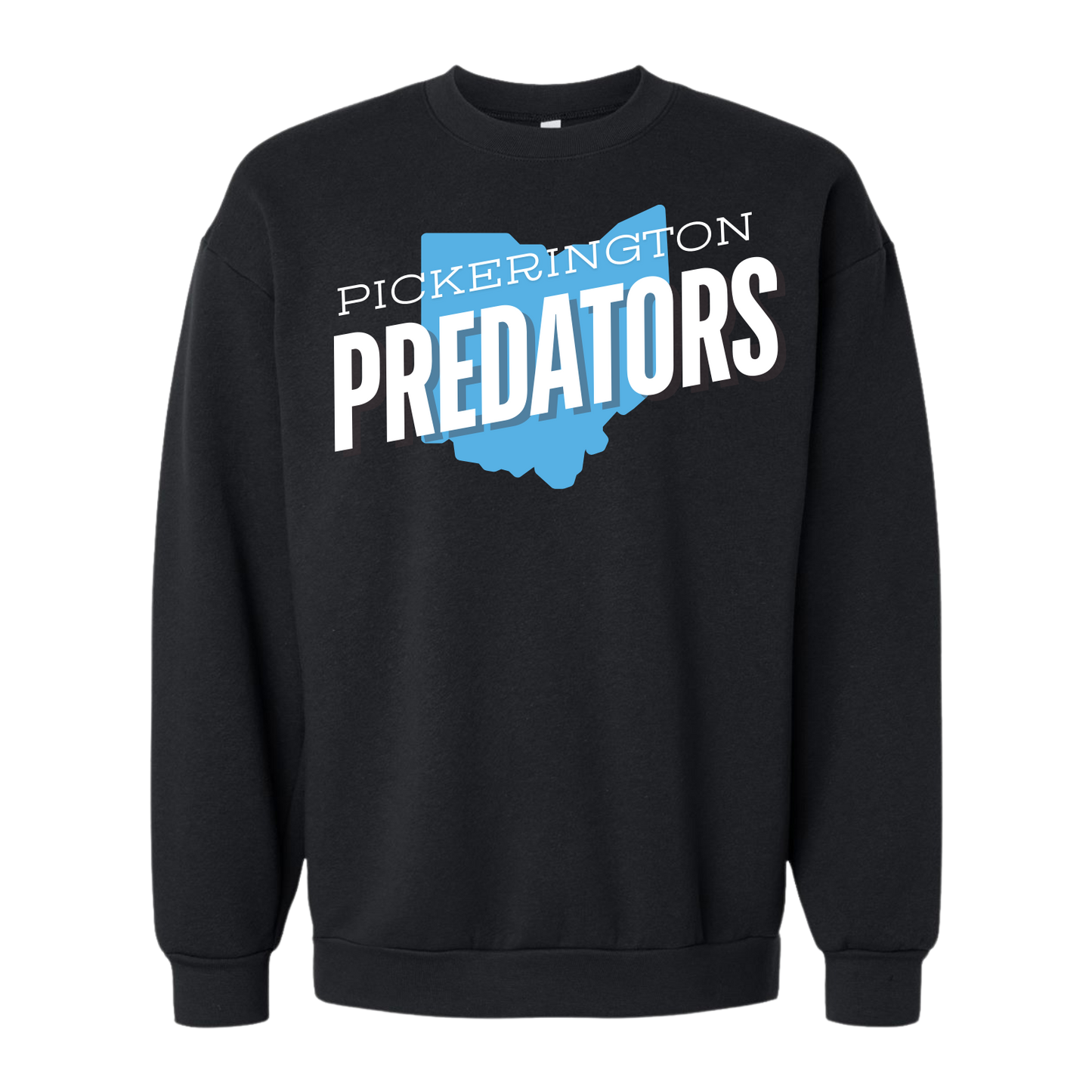 Pickerington Predators Ohio Letter Crew Sweatshirt