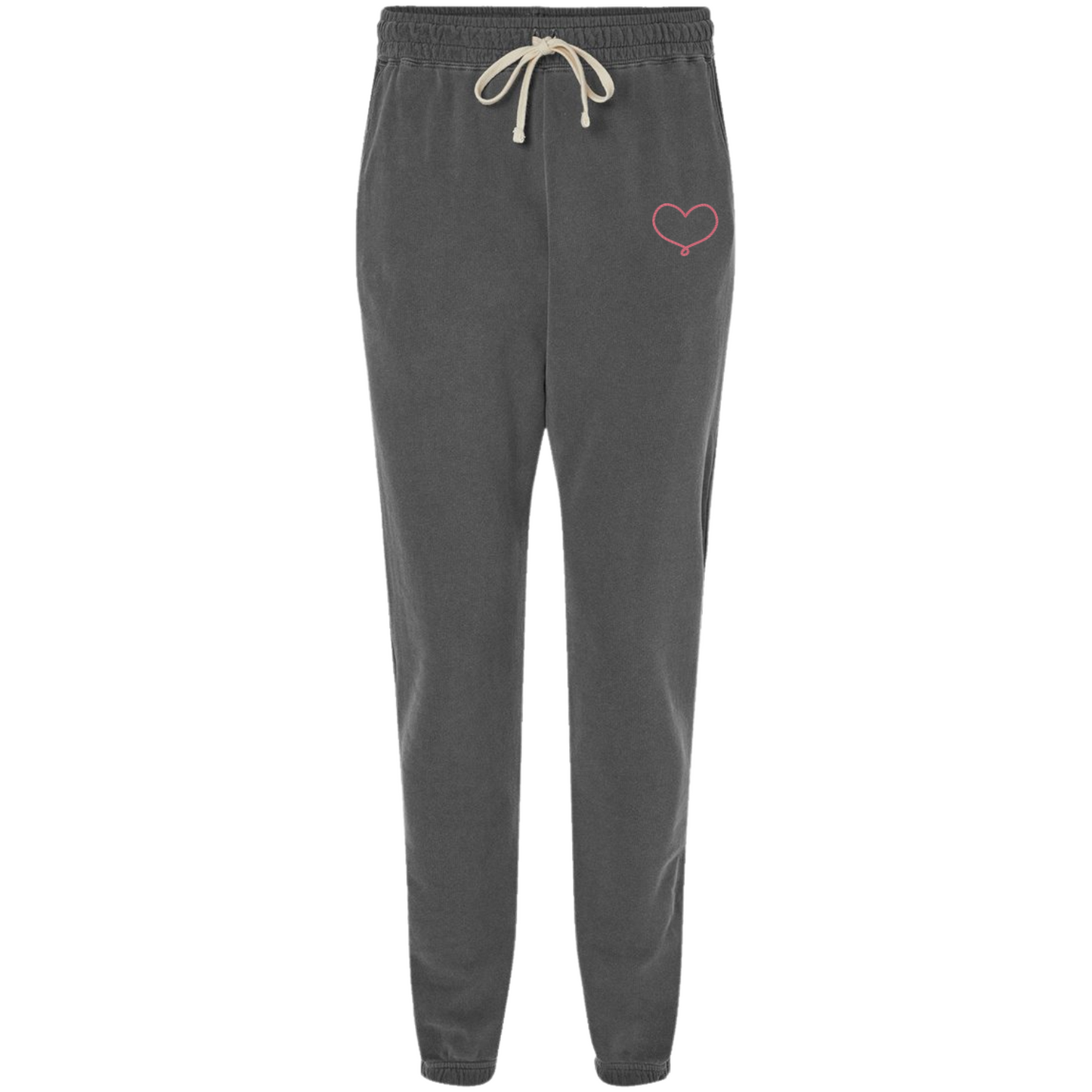 Rope Heart Lightweight Fleece Sweatpants