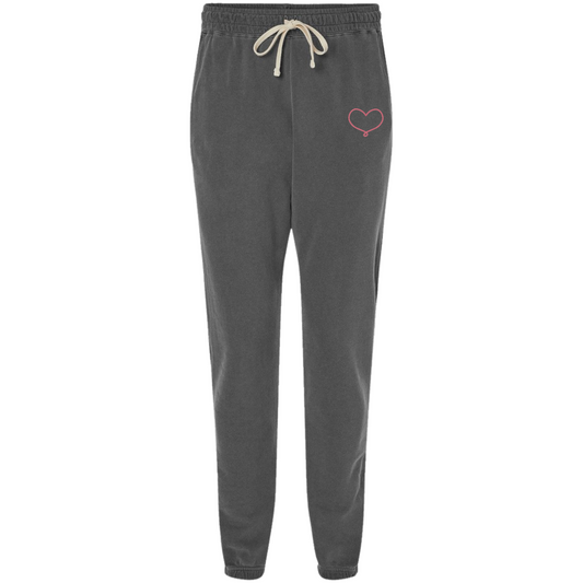 Rope Heart Lightweight Fleece Sweatpants