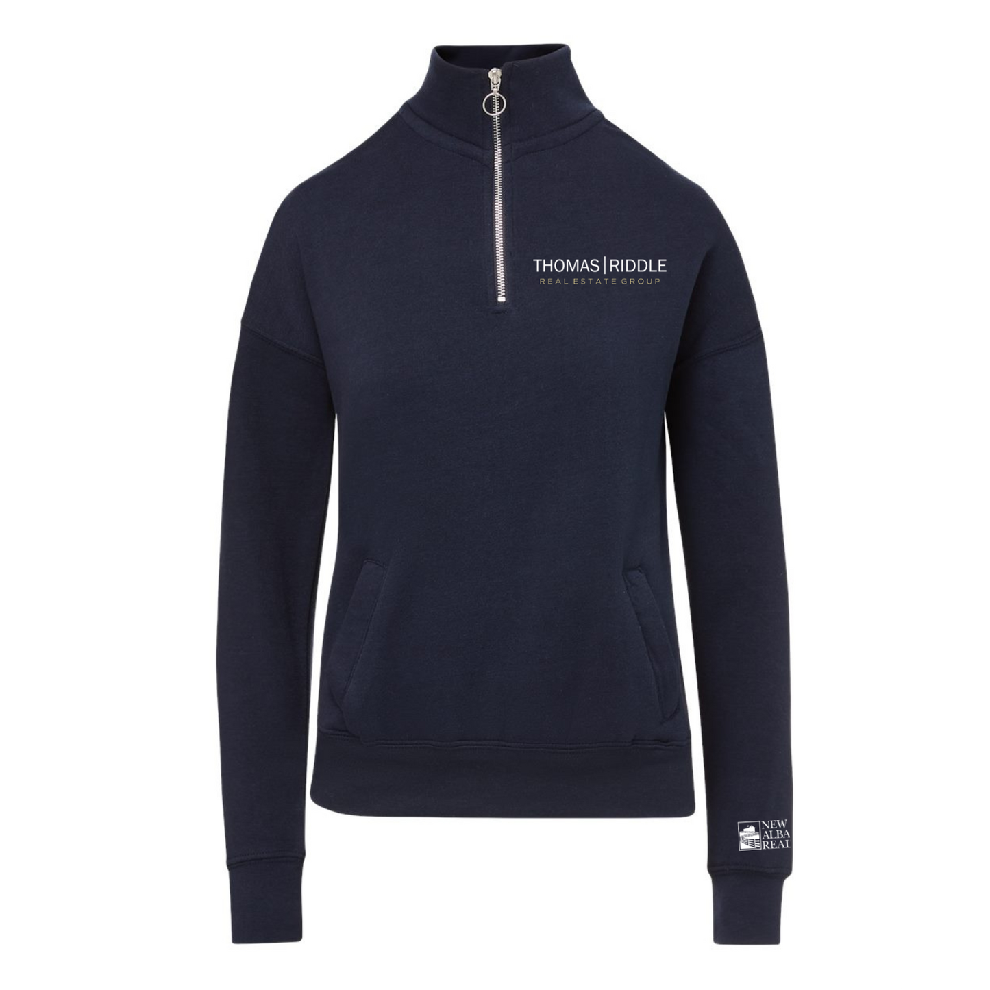 Thomas Riddle: Women's Quarter Zip Sweatshirt