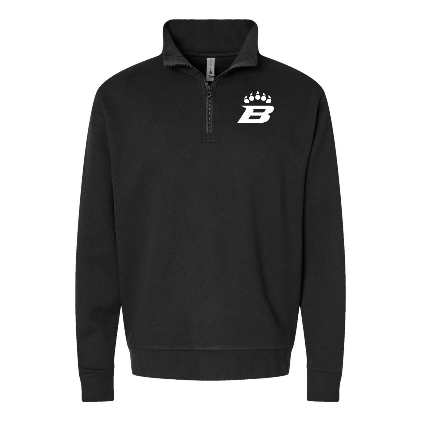 Bruins Paw Unisex Quarter Zip Sweatshirt