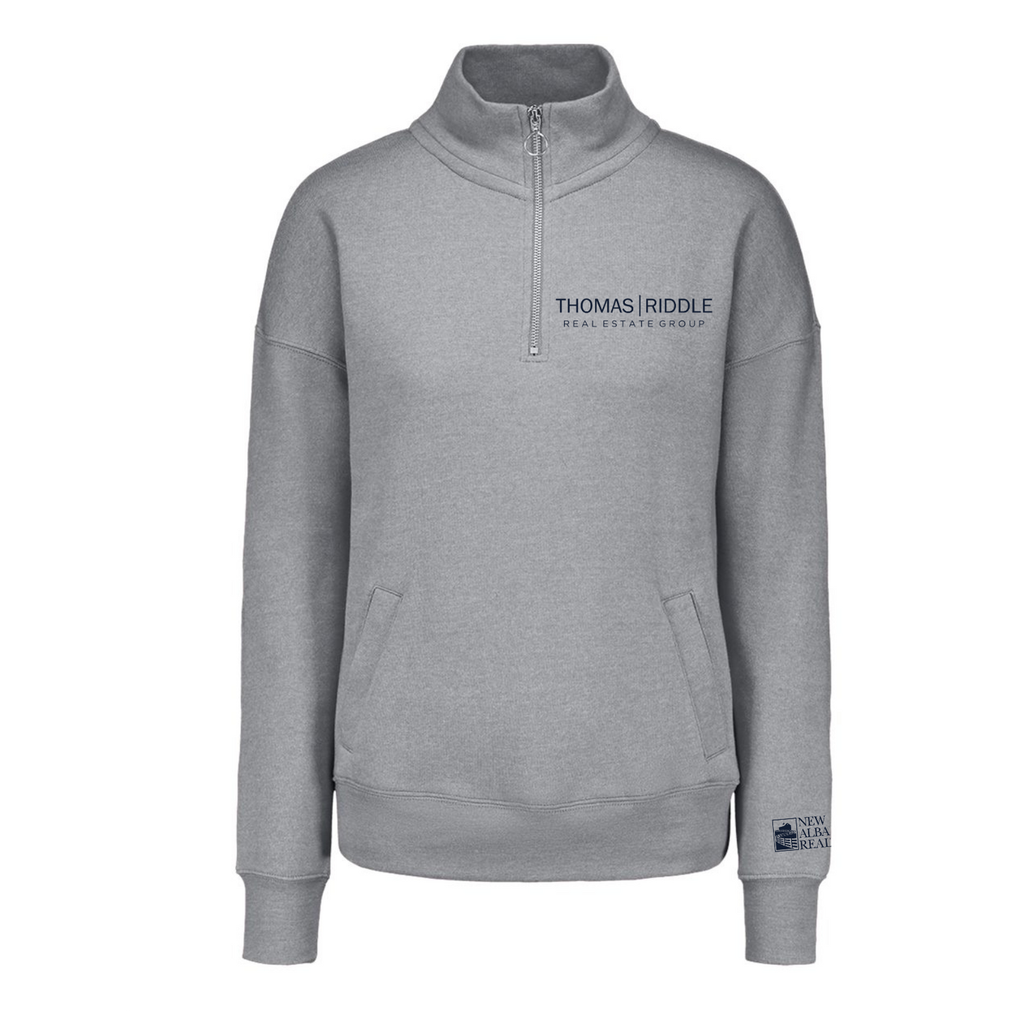 Thomas Riddle: Women's Quarter Zip Sweatshirt