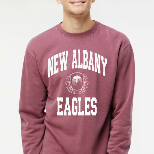 Campus Collection: Lettered Crew Sweatshirt