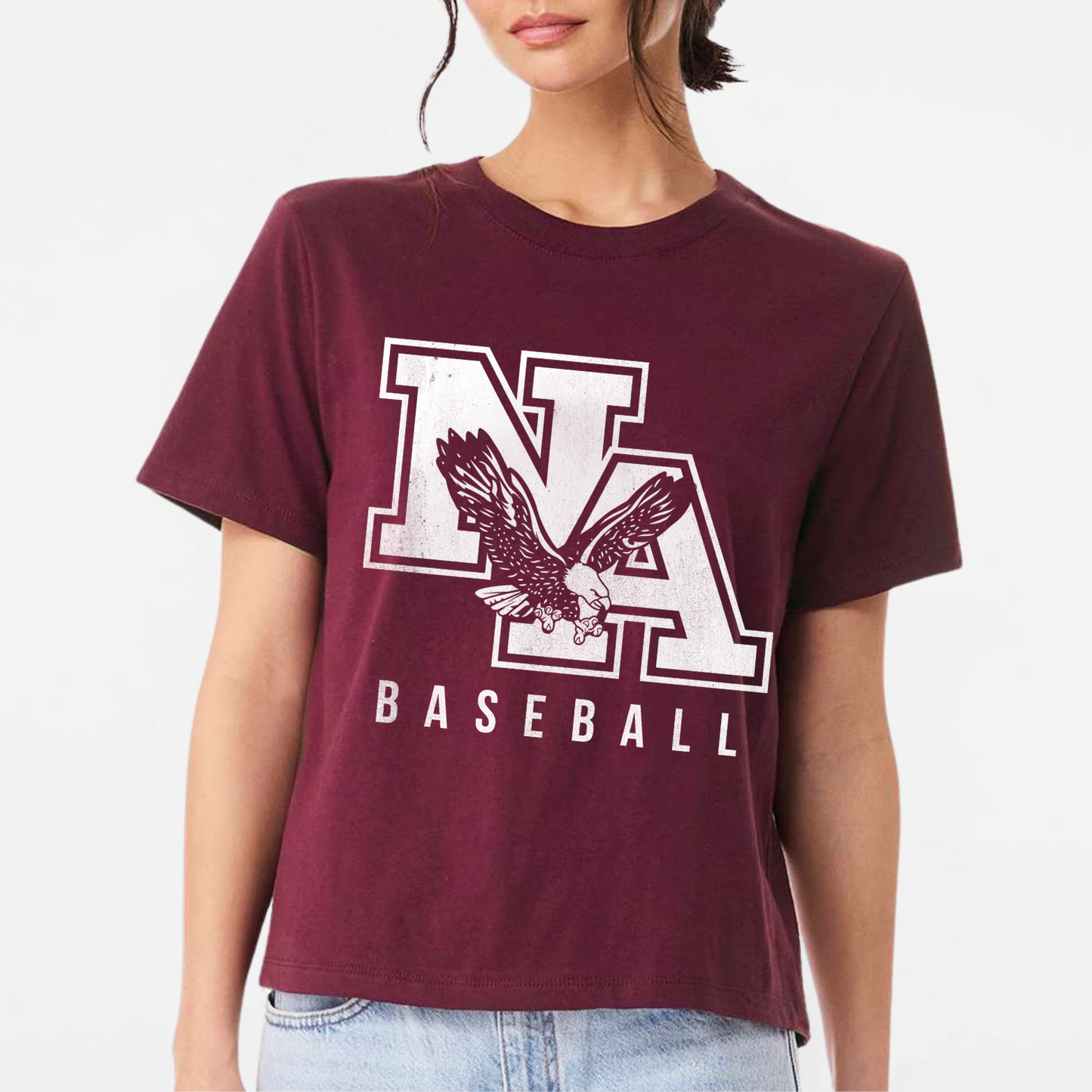 NA Baseball: Women's Heavyweight T-Shirt