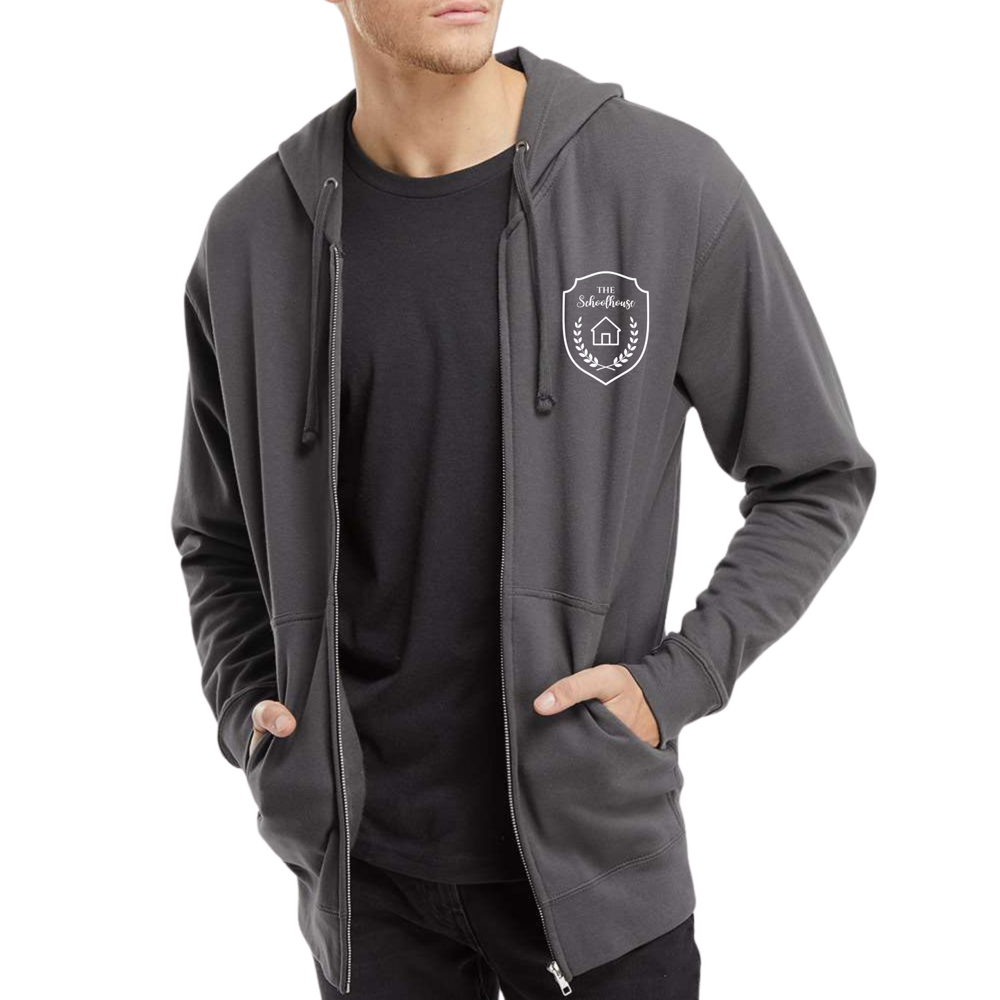 The Schoolhouse Logo Full Zip Sweatshirt