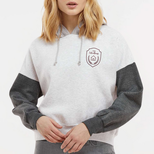 Schoolhouse Collection:  Colorblock Crop Sweatshirt