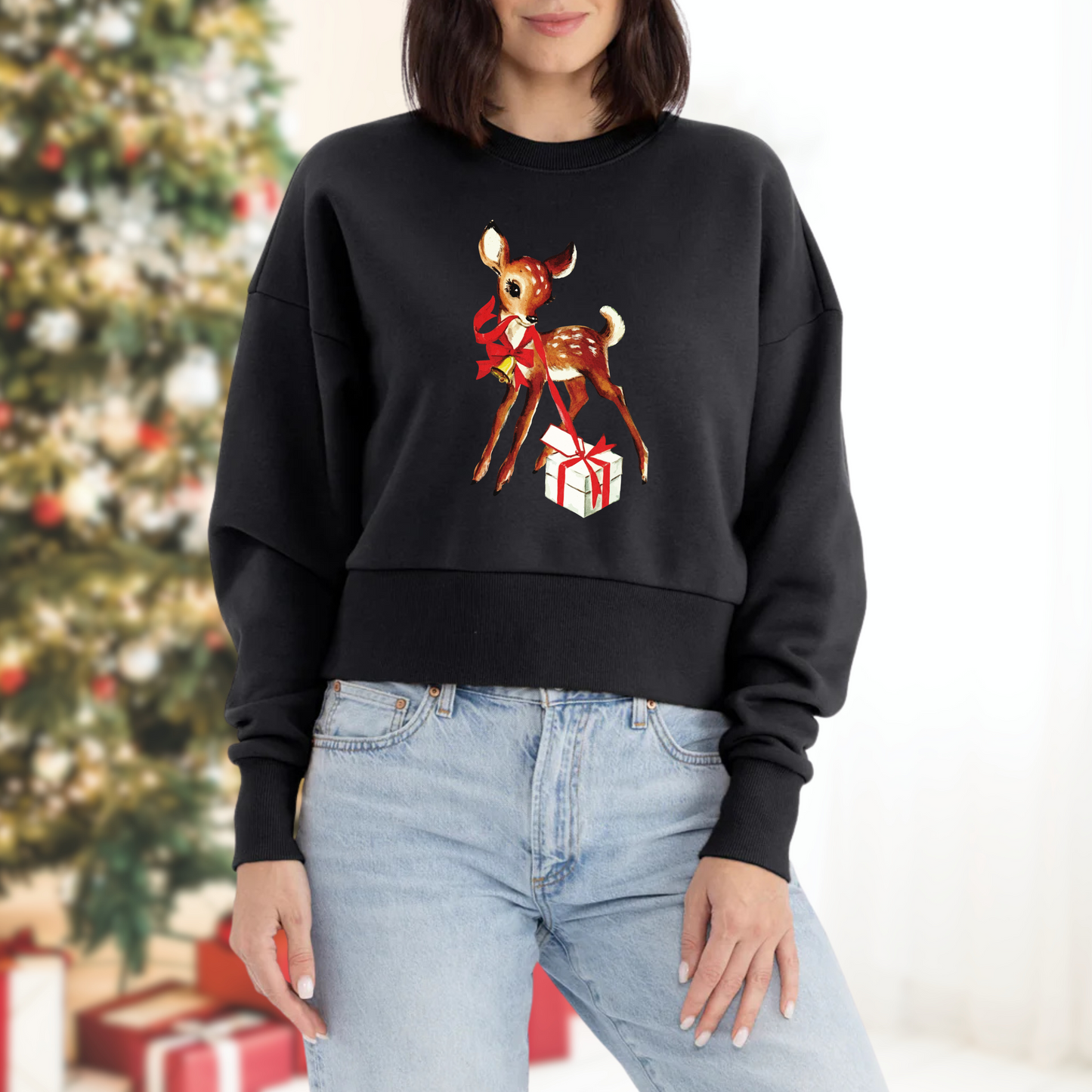 Christmas Deer Women's Sweatshirt