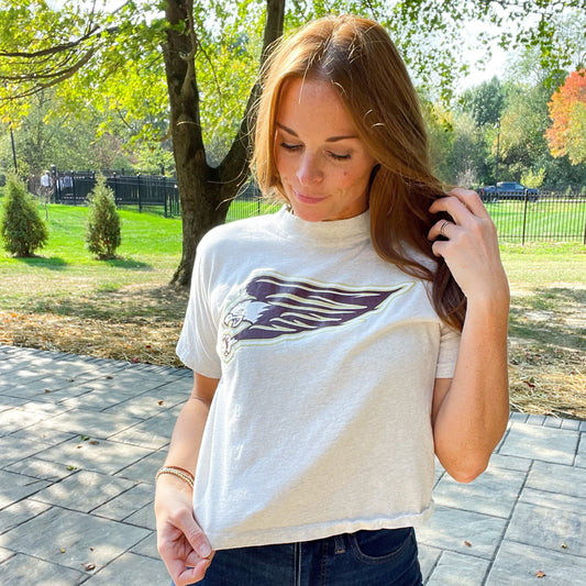 Athletics Eagle Natural Heather Boxy Tee