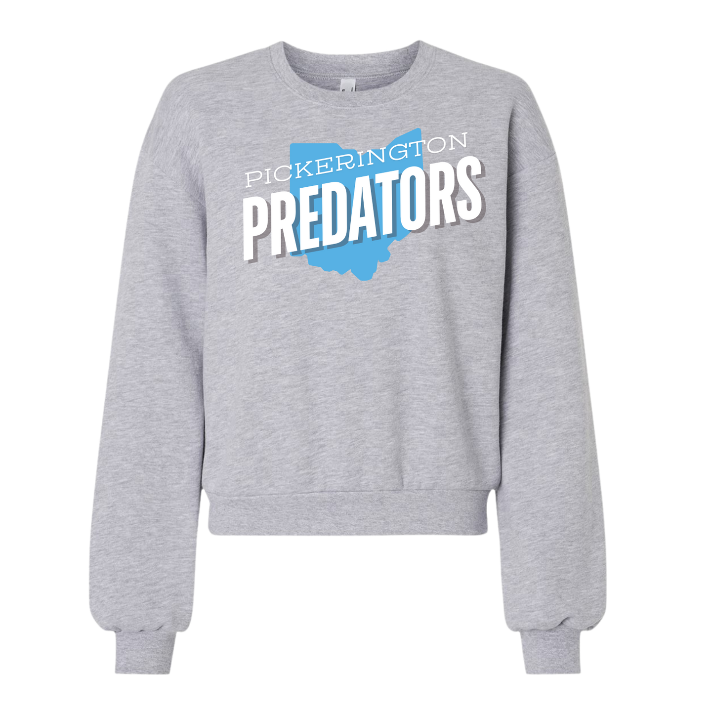 Pickerington Predators Ohio Letter Crew Sweatshirt