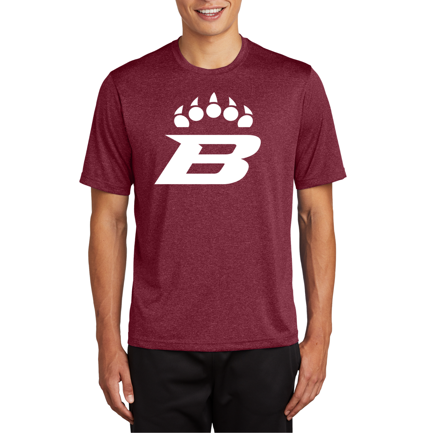 Bruins White Paw Sport-tek Tee