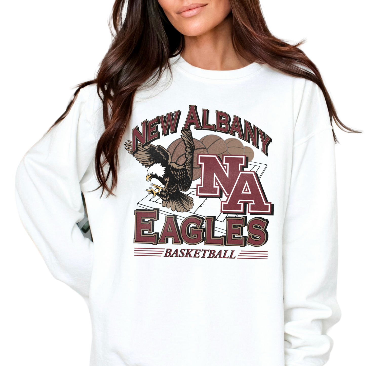 Vintage Collection: Eagles Basketball Sweatshirt