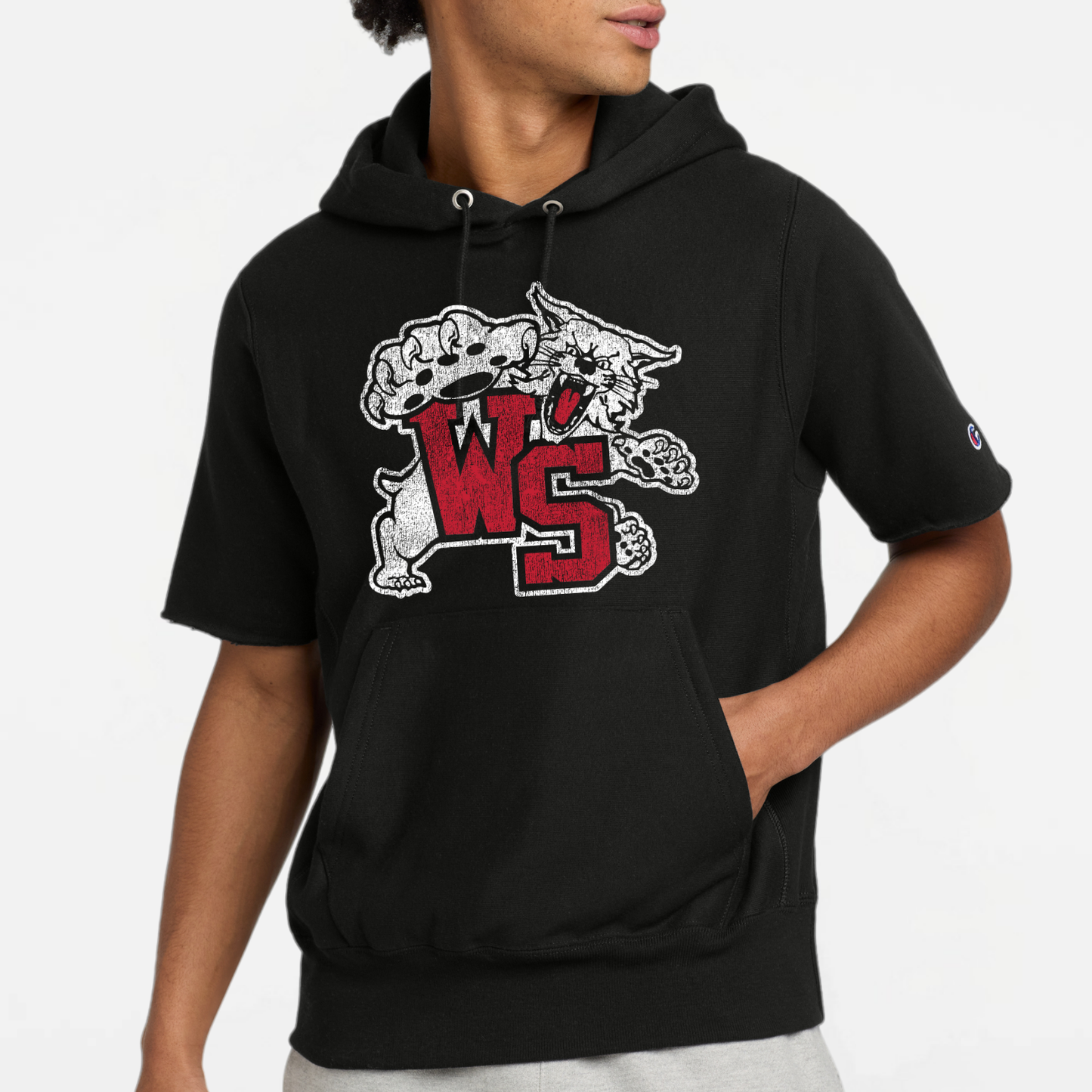 Westerville South: Short Sleeve Hooded Sweatshirt