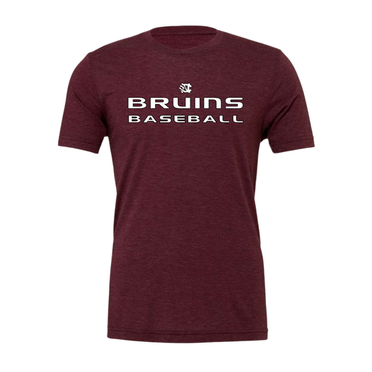 Bruins Lettered Logo Triblend Tee