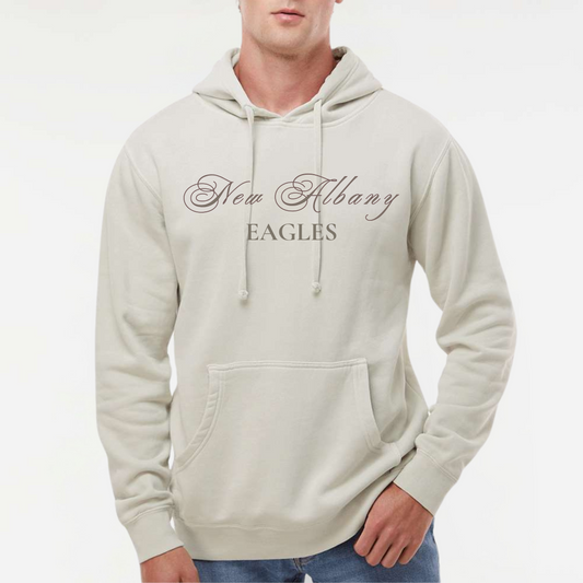 Campus Collection: Cursive Hooded Sweatshirt