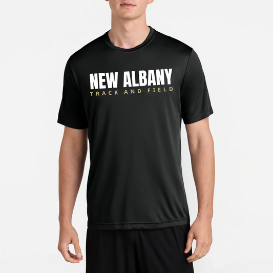 NA Track and Field: New Albany Wicking T-Shirt