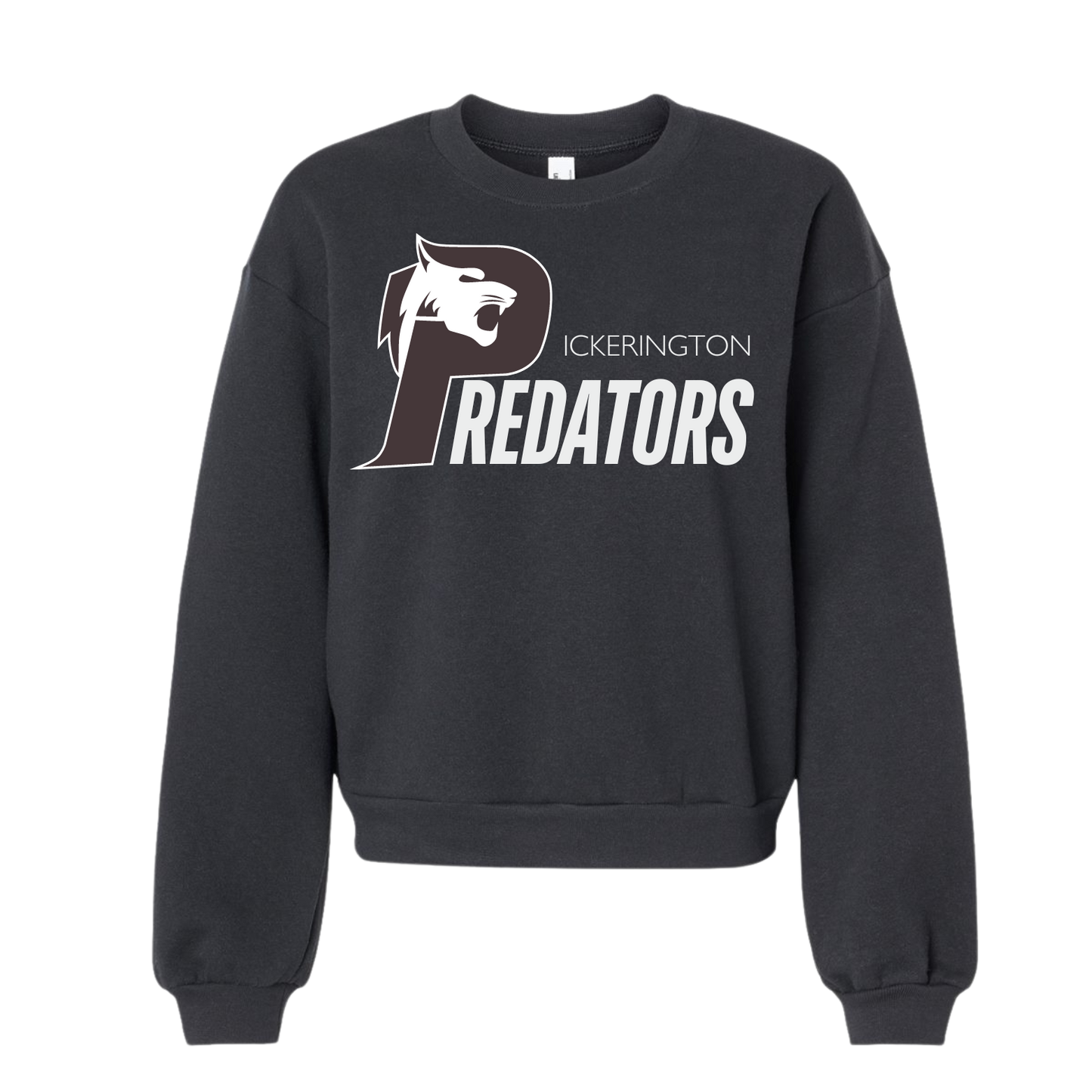 Pickerington Predators Logo Block Letter Crew Sweatshirt