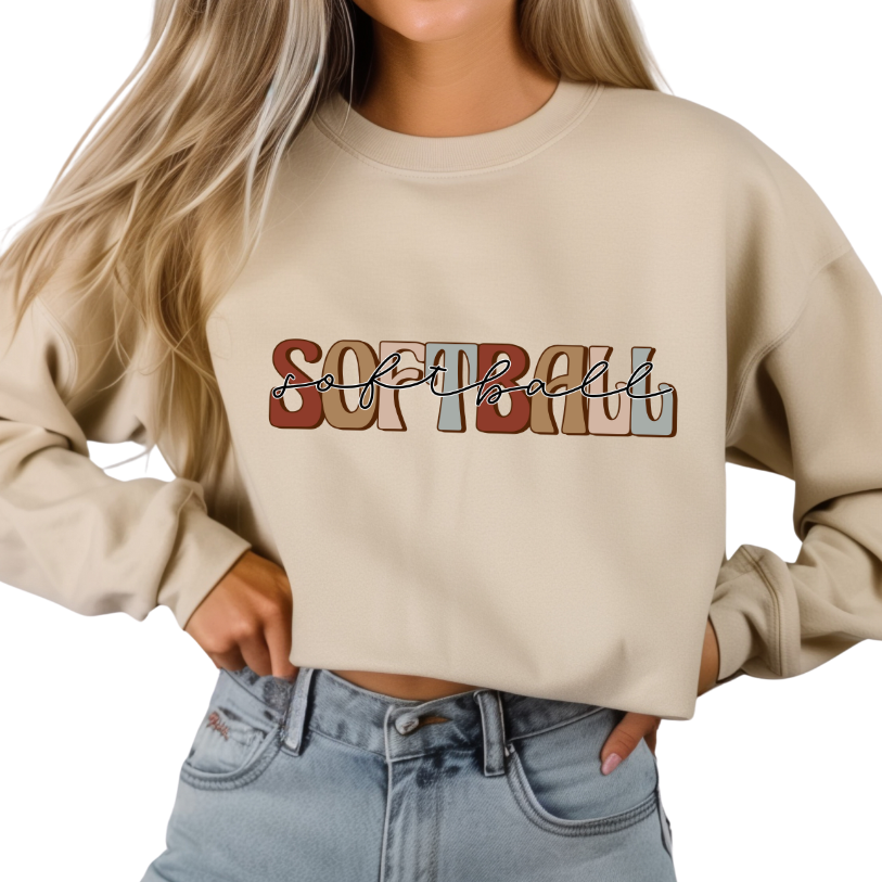 Softball: Earth Tones Sweatshirt