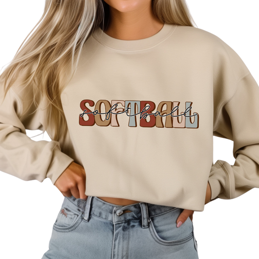 Softball: Earth Tones Sweatshirt