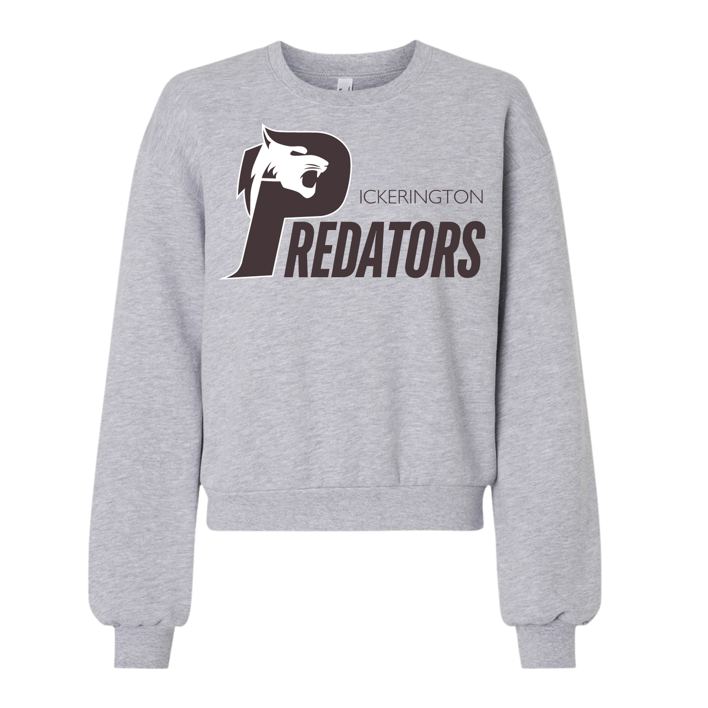 Pickerington Predators Logo Block Letter Crew Sweatshirt