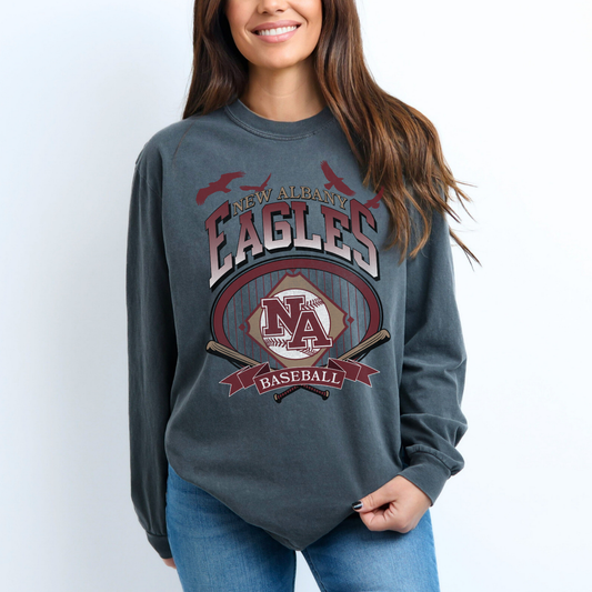 Vintage Collection: Eagles Baseball Long Sleeve T-shirt