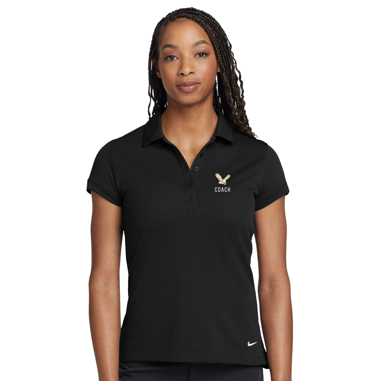 Women's Eagle Coach Nike Dri-FIT Polo