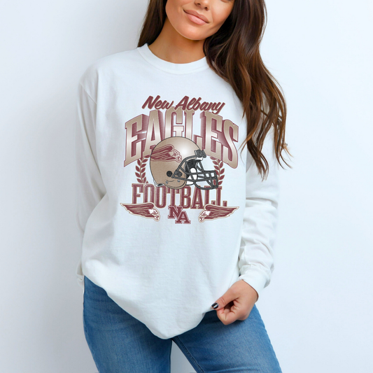 Vintage Collection: Eagles Football Long Sleeve T-Shirt