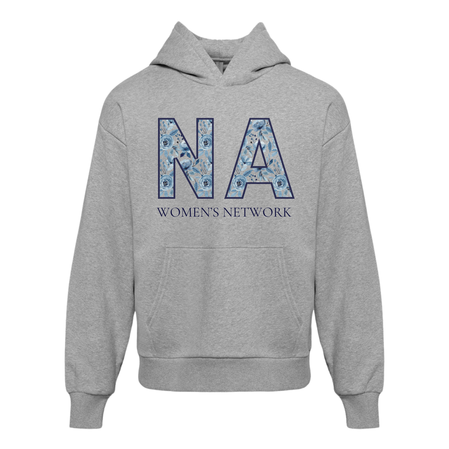 NAWN Floral Logo Unisex Hooded Sweatshirt