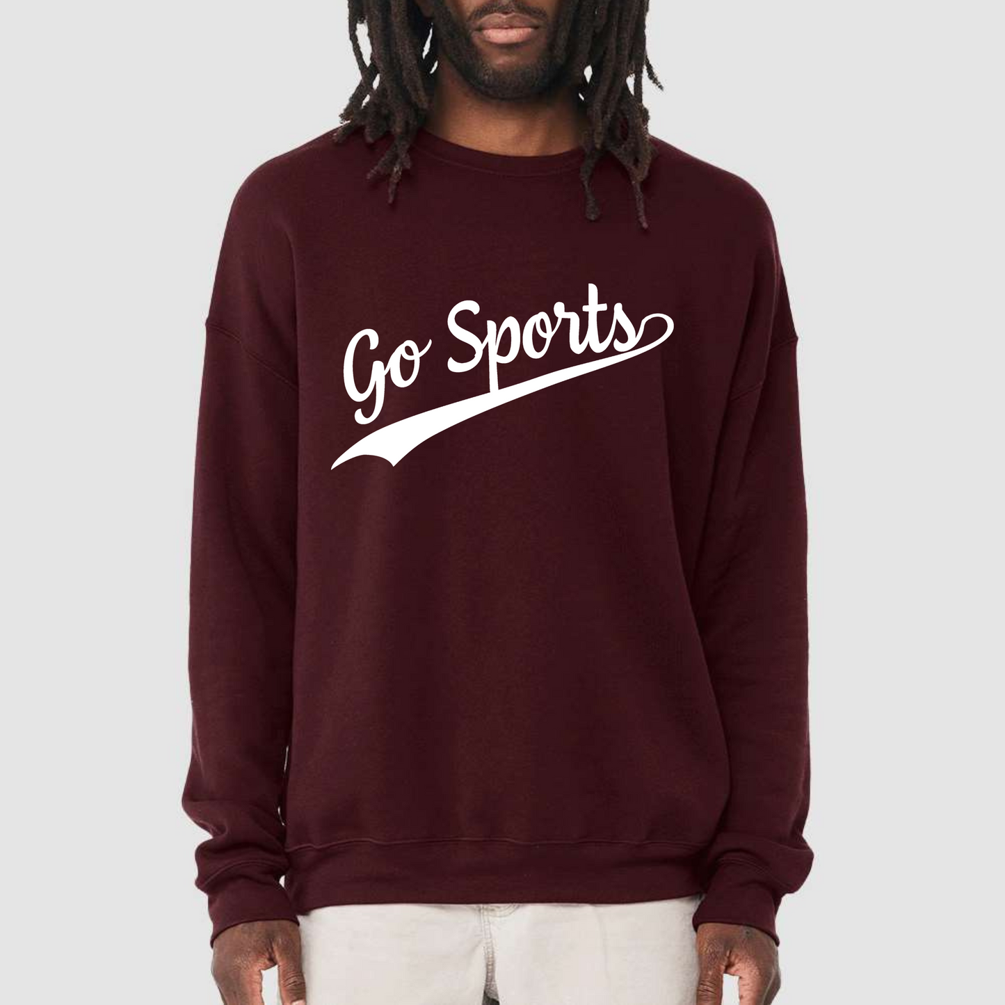 Campus Collection: Script Go Sports Sweatshirt