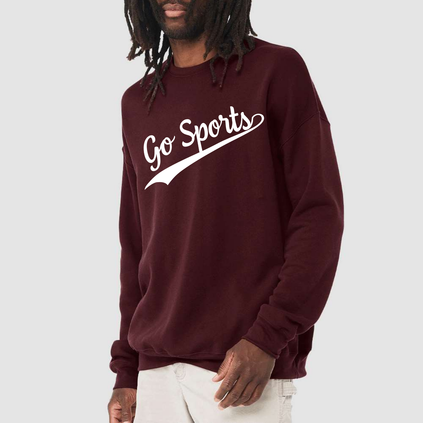 Campus Collection: Script Go Sports Sweatshirt