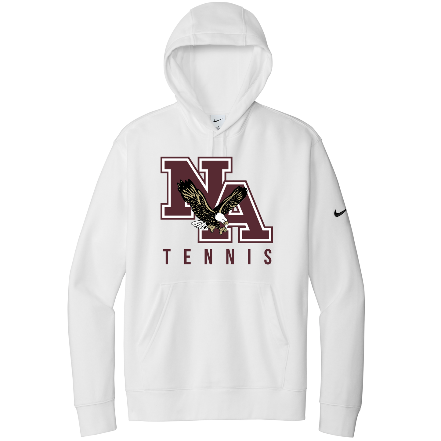 NA Tennis: Nike Club Fleece Hooded Sweatshirt