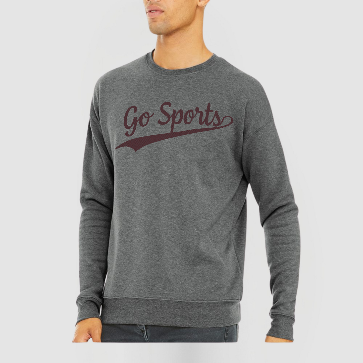 Campus Collection: Script Go Sports Sweatshirt