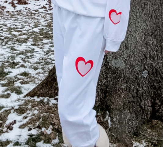 Heart Fleece Sweatpant