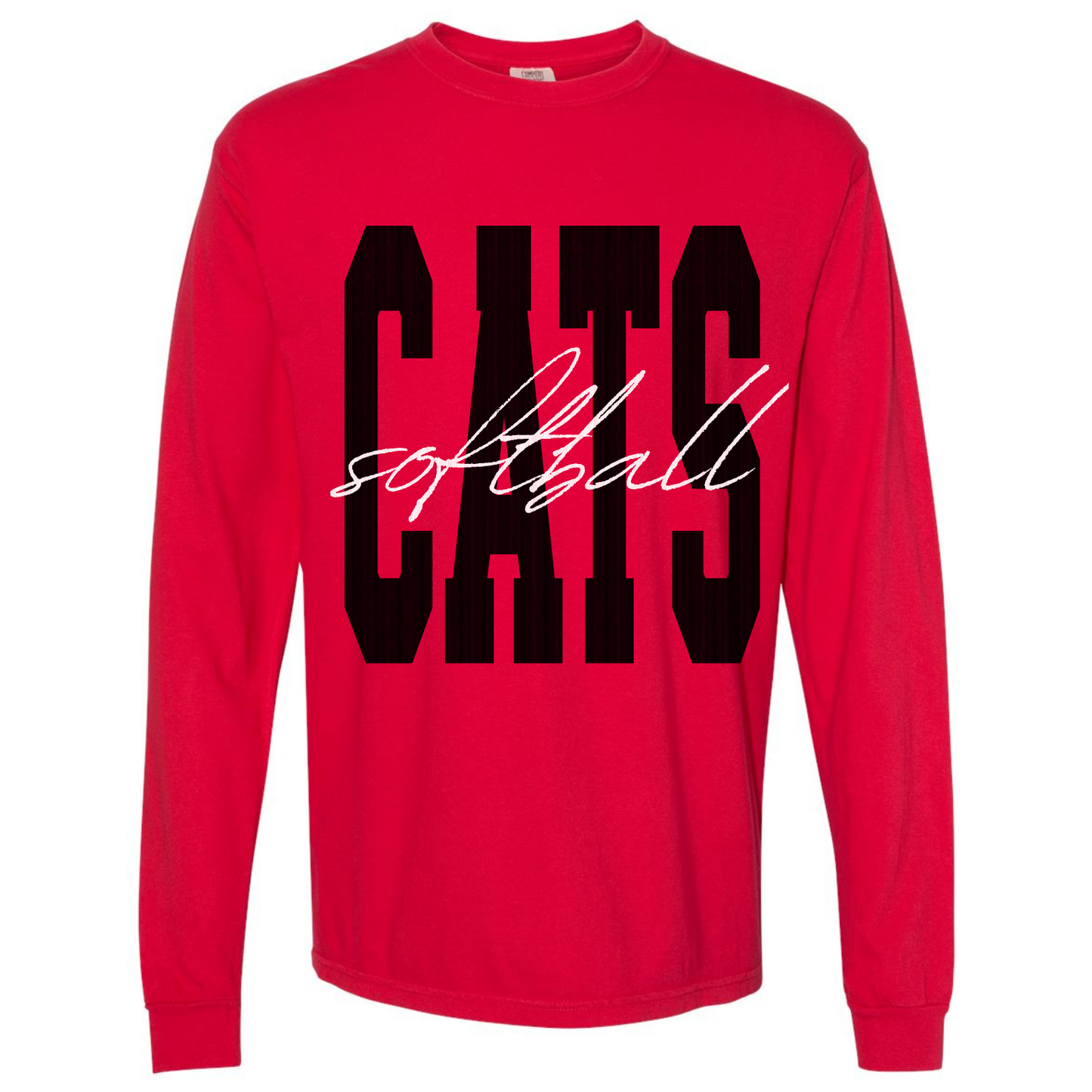 Westerville South: Cats Softball Long Sleeve T-Shirt