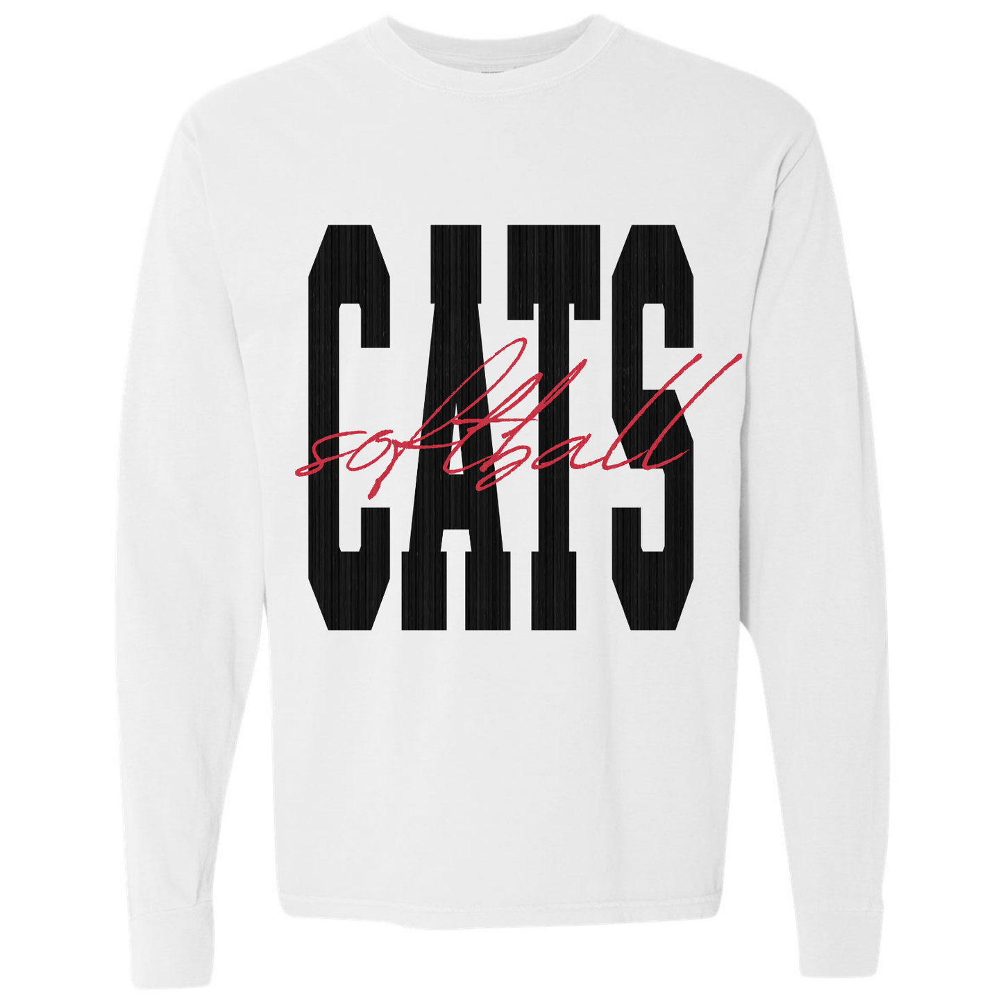 Westerville South: Cats Softball Long Sleeve T-Shirt