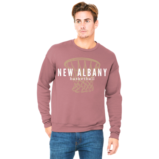 New Albany Basketball Net Sweatshirt