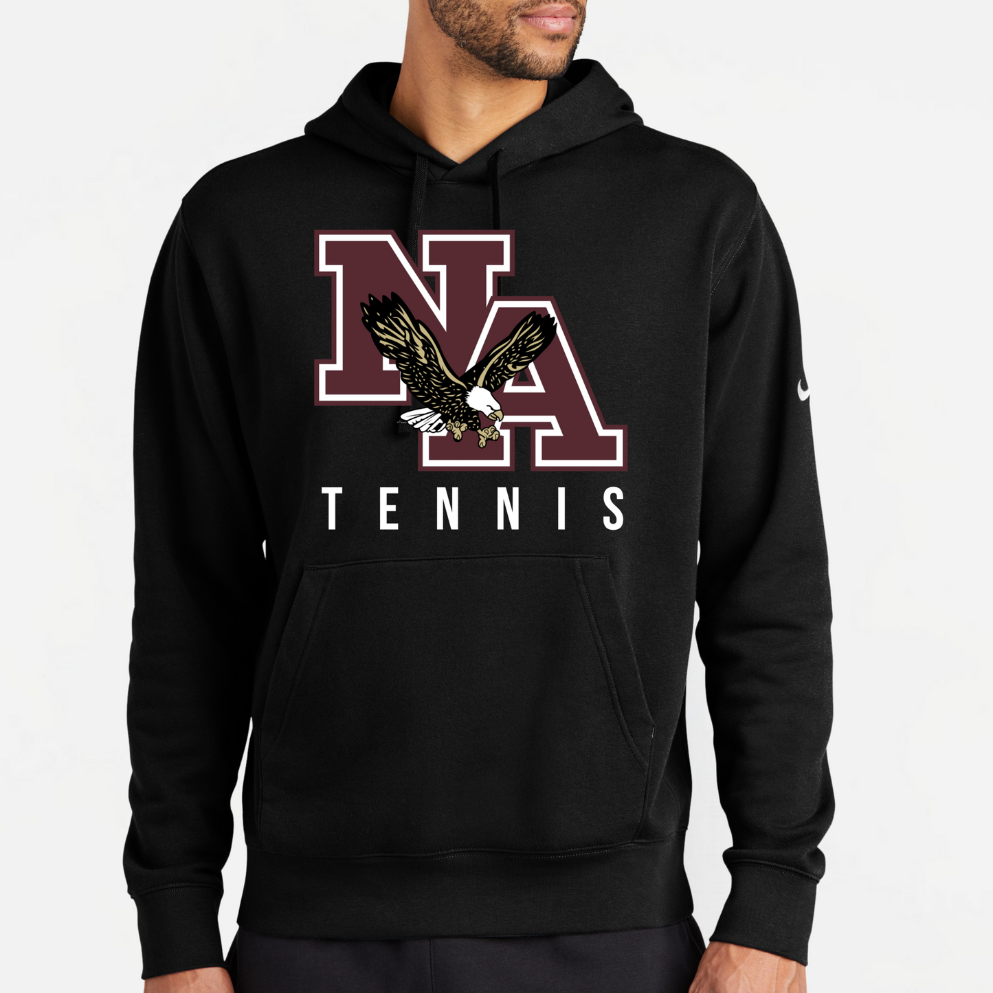 NA Tennis: Nike Club Fleece Hooded Sweatshirt