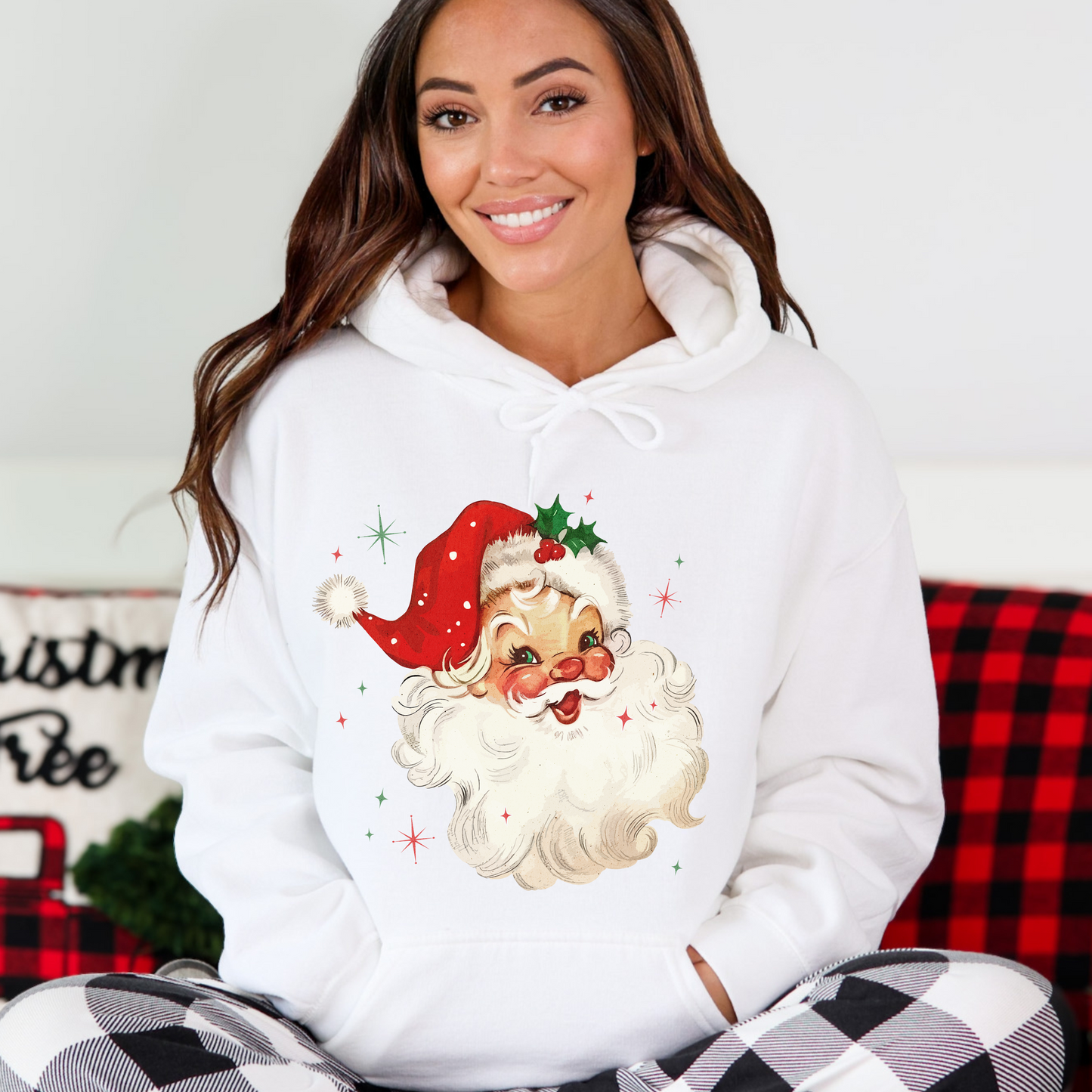 Santa Hooded Sweatshirt