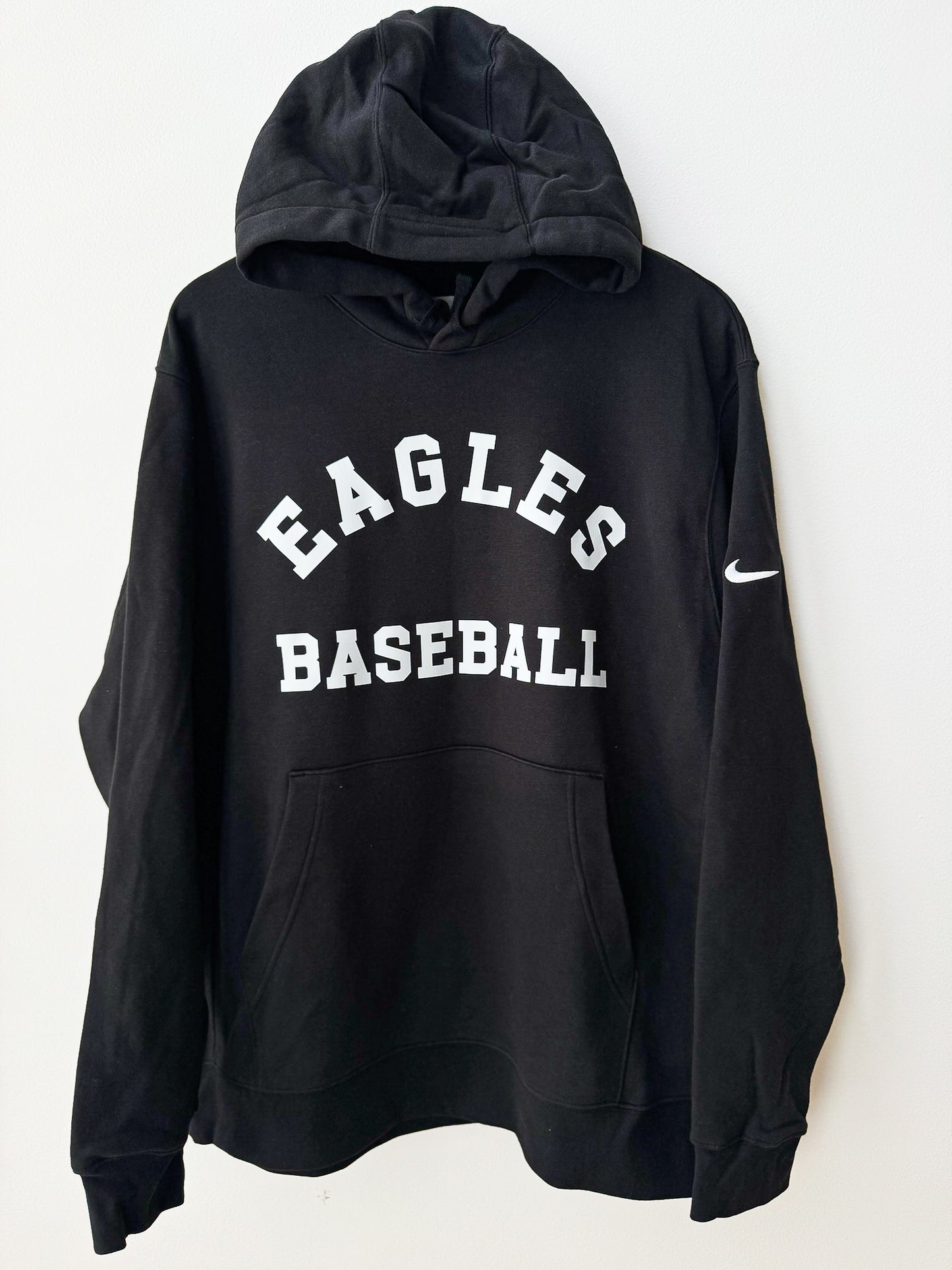 Nike Club Fleece Sleeve Swoosh Pullover Hoodie - Eagles Baseball Print